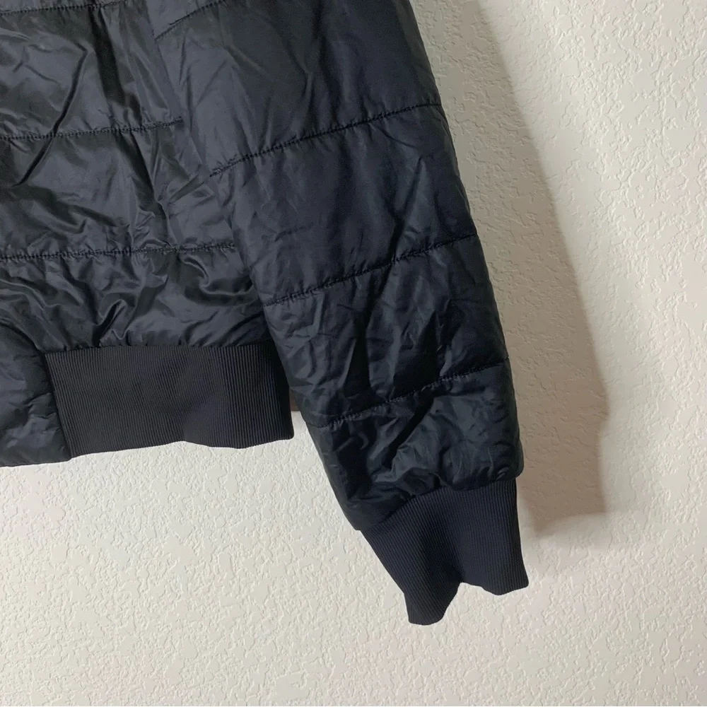 Lululemon womens black non stop reversible bomber jacket 12
